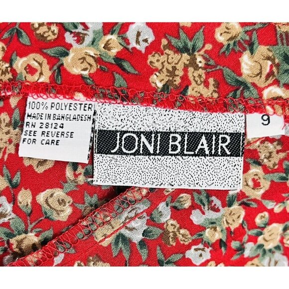 Vintage Joni Blair Women's 9 Dress Maxi Floral Cottagecore Prairie Button Front - Picture 11 of 12